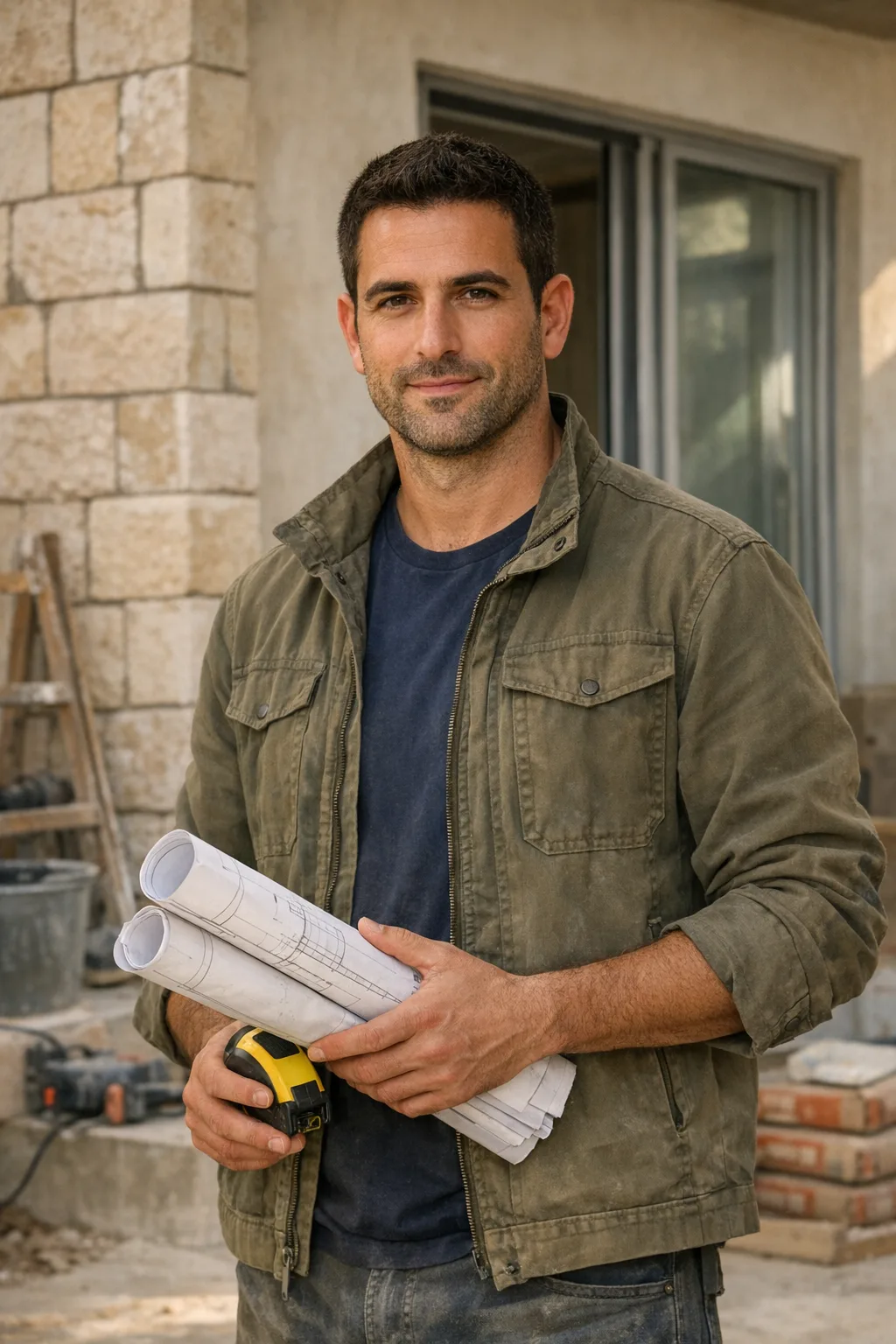 אלמוג חייקה באתר עבודה