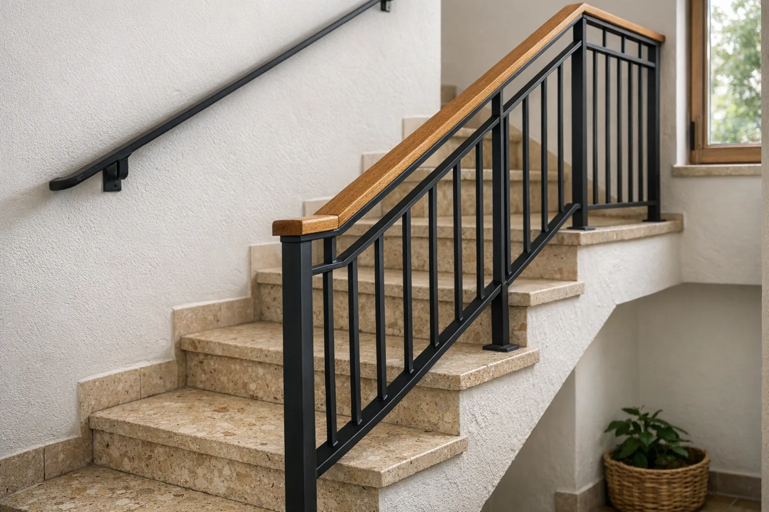 מעקה מדרגות